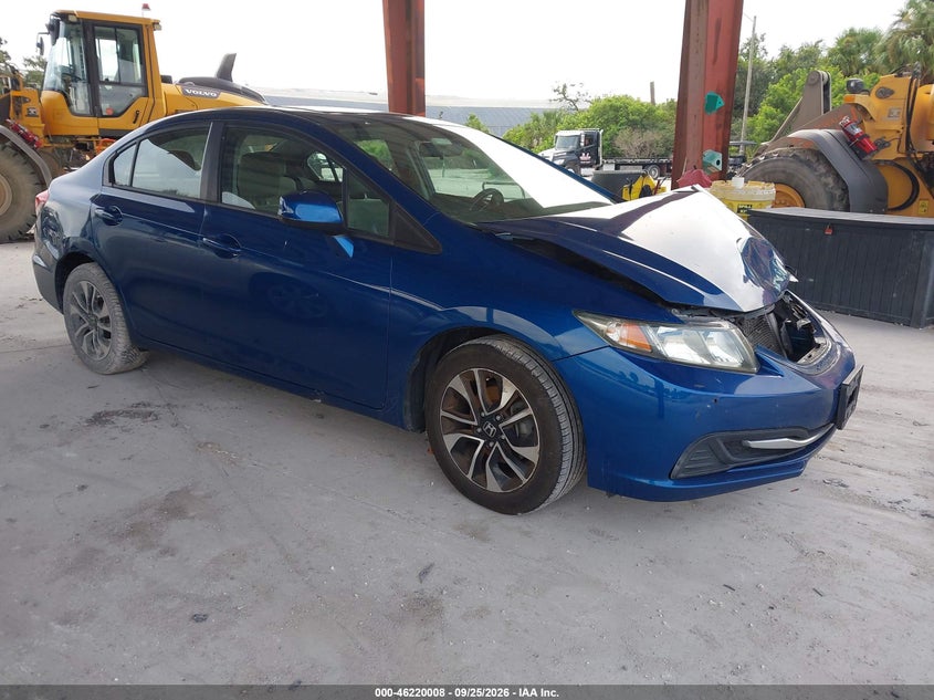 2013 HONDA CIVIC EX | 2HGFB2F83DH539776 | UPCARS