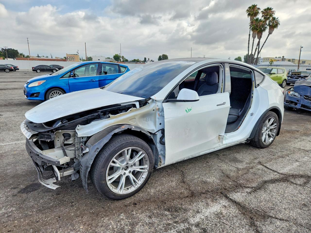 2021 TESLA MODEL Y | 5YJYGDEE8MF231343 | UPCARS