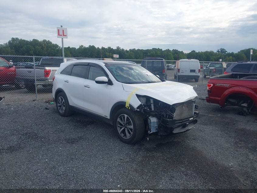 2019 KIA SORENTO 3.3L EX | 5XYPHDA50KG475248 | UPCARS