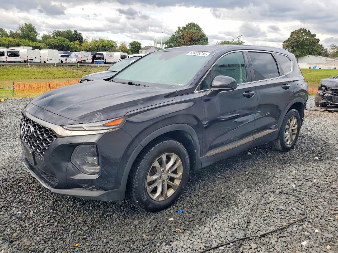 2019 HYUNDAI SANTA FE SE | 5NMS2CAD8KH053456 | UPCARS