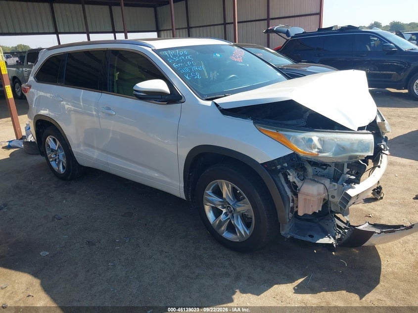 2016 TOYOTA HIGHLANDER LIMITED V6 | 5TDYKRFH8GS173545 | UPCARS