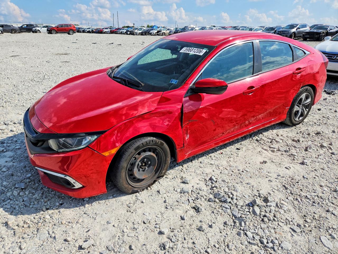 2021 HONDA CIVIC LX | 2HGFC2F60MH533087 | UPCARS