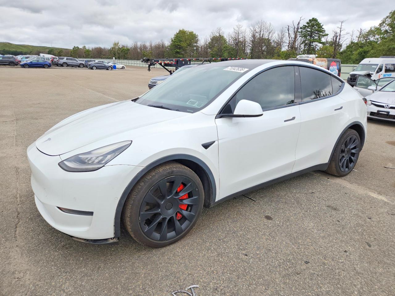 2021 TESLA MODEL Y | 5YJYGDEE4MF089881 | UPCARS