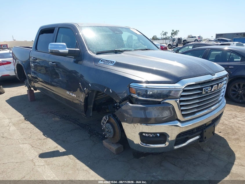 2025 RAM 1500 LARAMIE  4X4 5'7 BOX | 1C6SRFJP1SN734558 | UPCARS