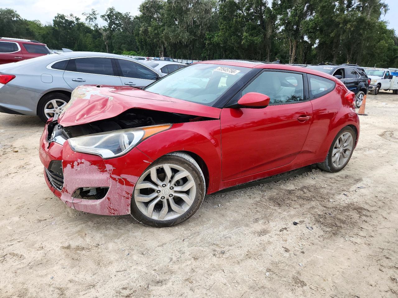2012 HYUNDAI VELOSTER BASE | KMHTC6AD1CU032750 | UPCARS
