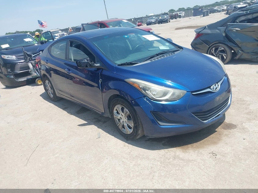 2016 HYUNDAI ELANTRA SE | 5NPDH4AE3GH755619 | UPCARS