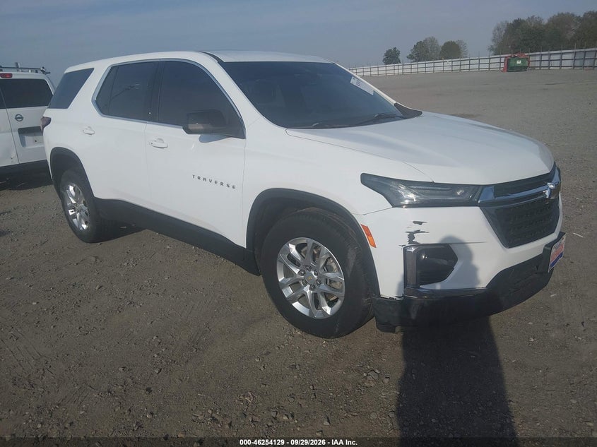 2022 CHEVROLET TRAVERSE FWD LS | 1GNERFKW1NJ118485 | UPCARS