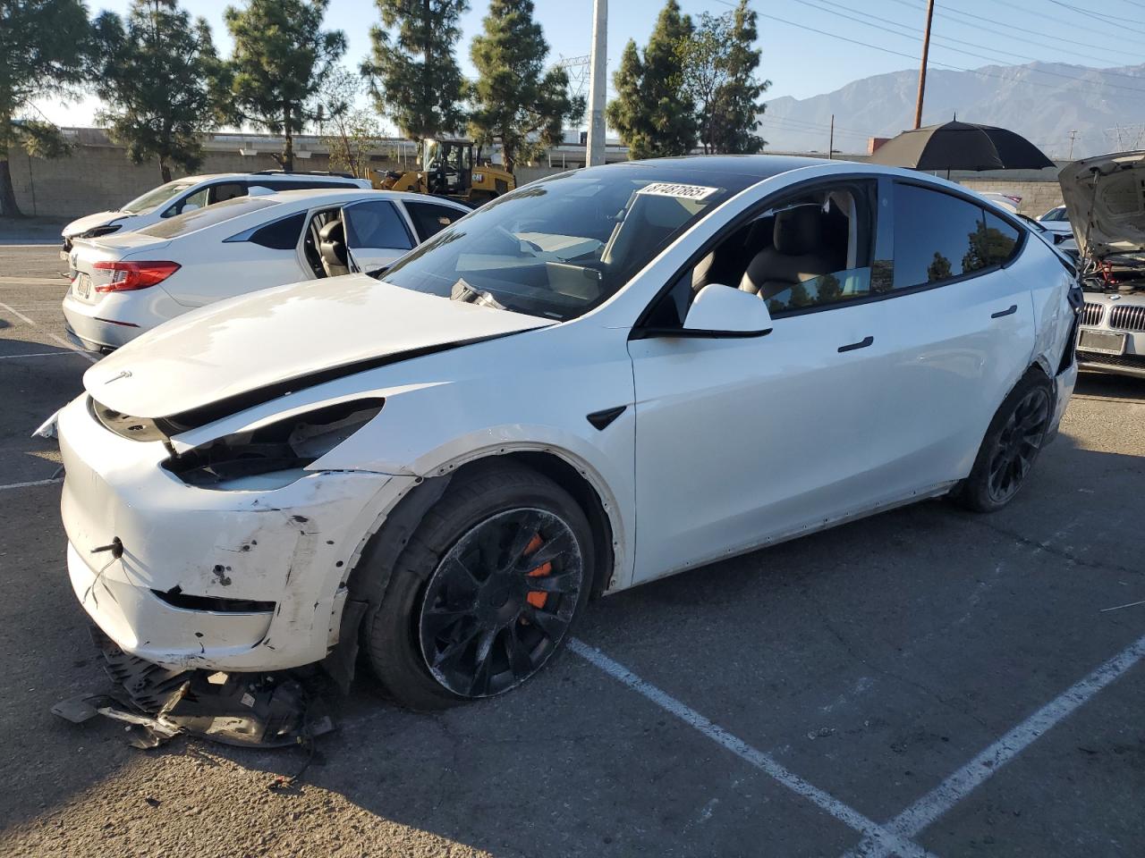 2021 TESLA MODEL Y | 5YJYGDEE1MF090728 | UPCARS