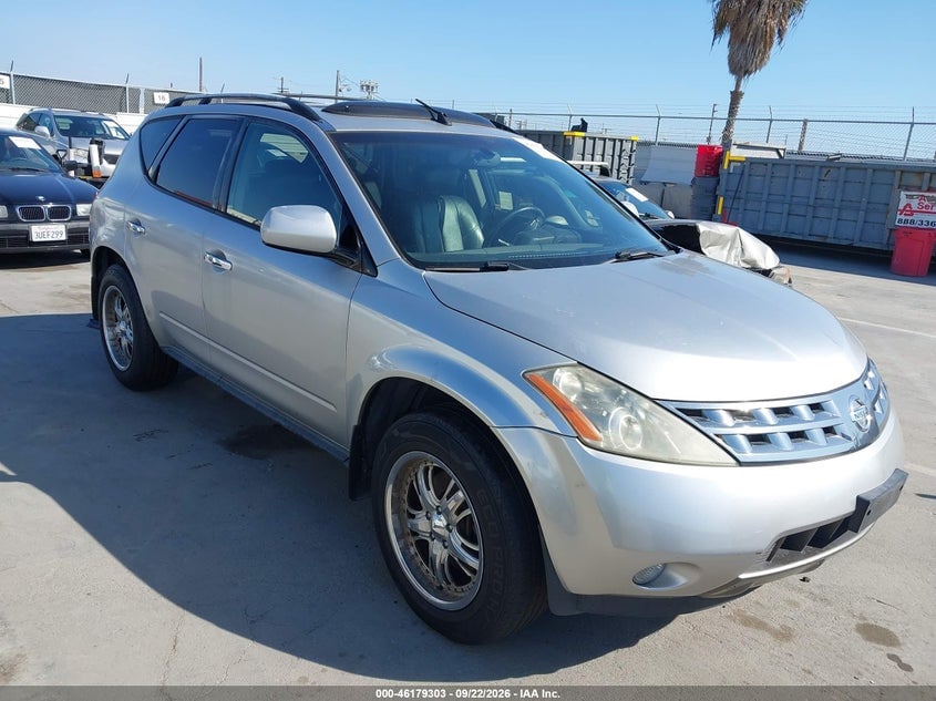 2004 NISSAN MURANO SE | JN8AZ08T44W201643 | UPCARS