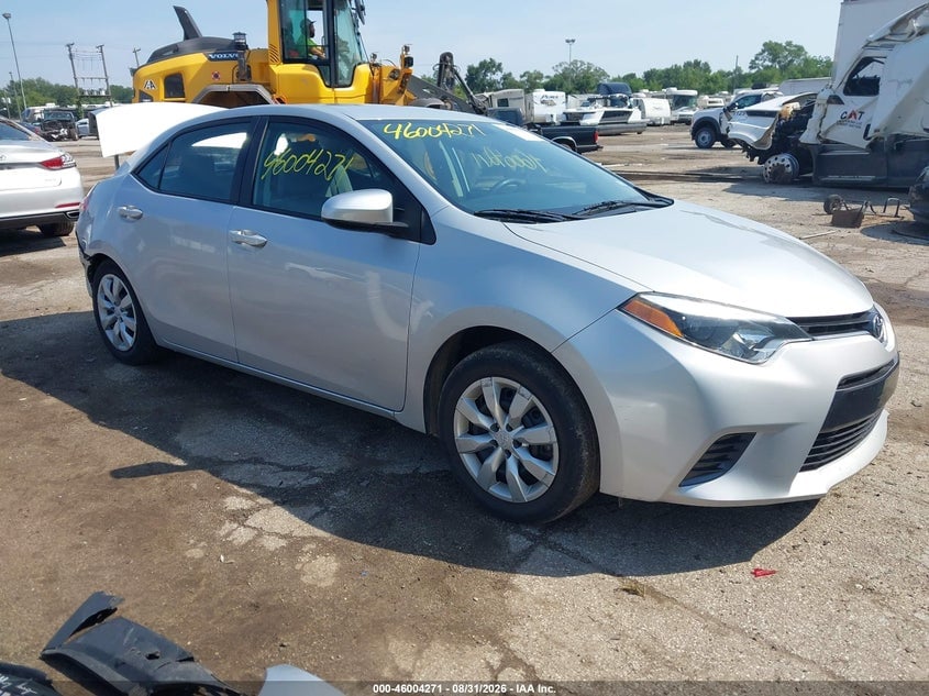2015 TOYOTA COROLLA LE | 2T1BURHE1FC266546 | UPCARS