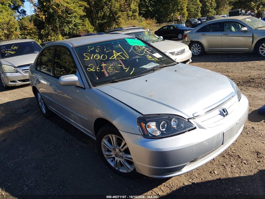 2001 HONDA CIVIC LX | 2HGES16511H597182 | UPCARS