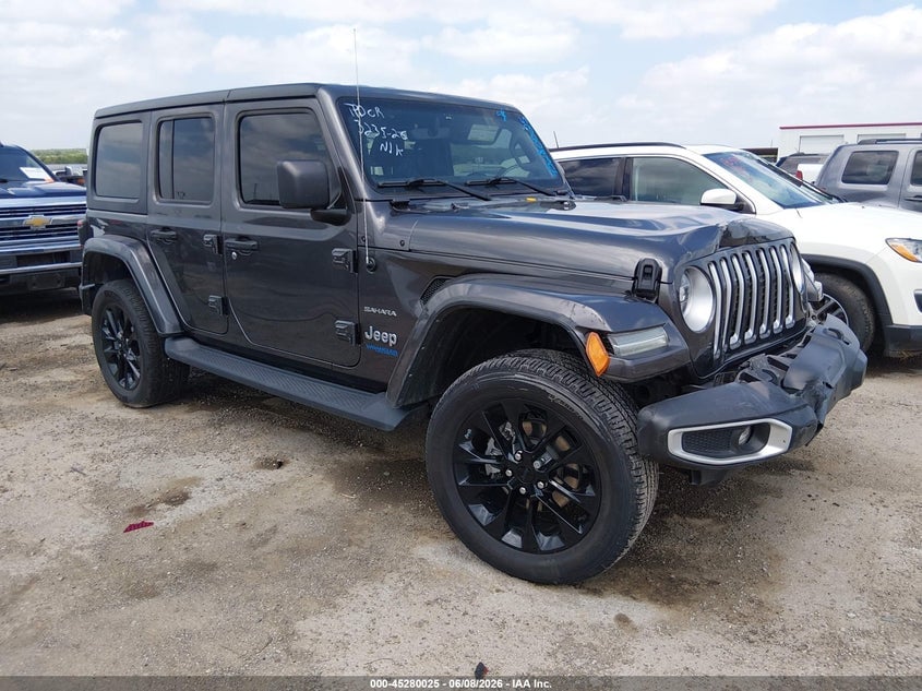 2021 JEEP WRANGLER 4XE UNLIMITED SAHARA 4X4 | 1C4JJXP60MW773459 | UPCARS