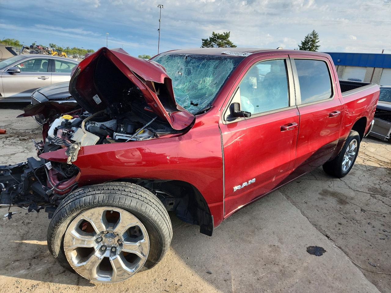 2022 RAM 1500 BIG HORN/LONE STAR | 1C6RRFFG3NN258759 | UPCARS