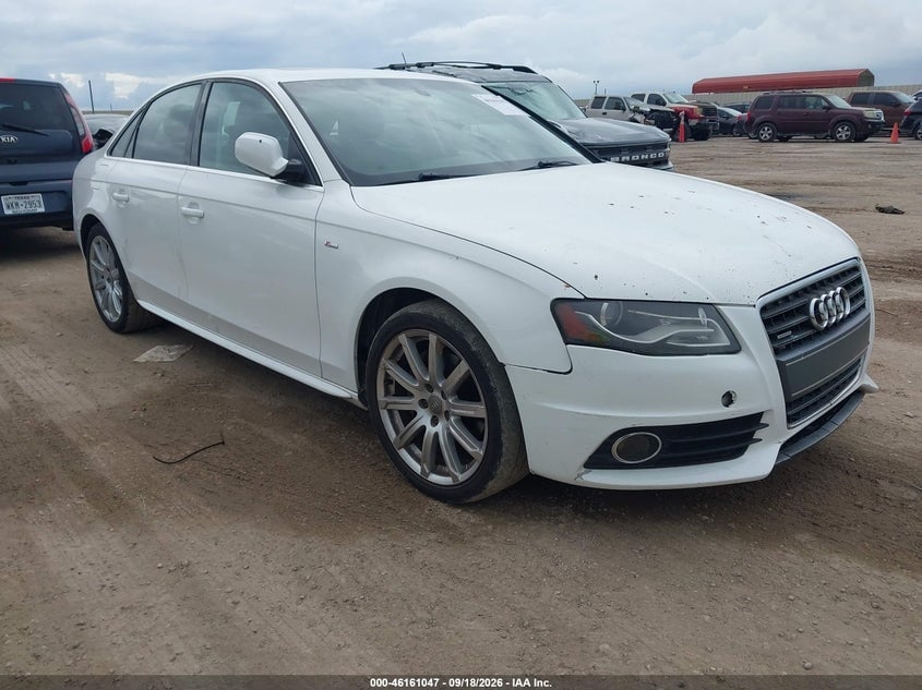 2012 AUDI A4 2.0T PREMIUM | WAUFFAFL7CN012344 | UPCARS