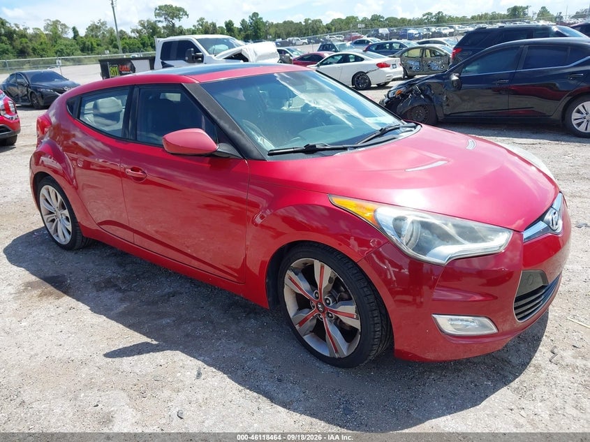2013 HYUNDAI VELOSTER BASE W/GRAY | KMHTC6AD2DU096572 | UPCARS