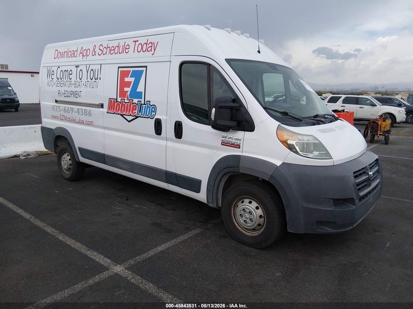 2018 RAM PROMASTER 2500 HIGH ROOF 159 WB | 3C6TRVDG6JE113216 | UPCARS