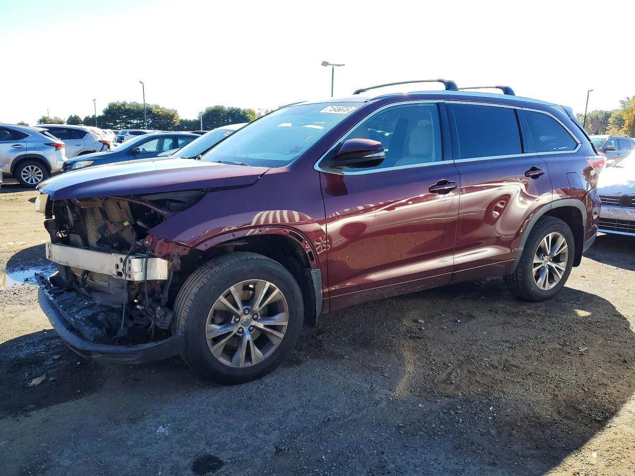 2015 TOYOTA HIGHLANDER XLE | 5TDJKRFH7FS130962 | UPCARS