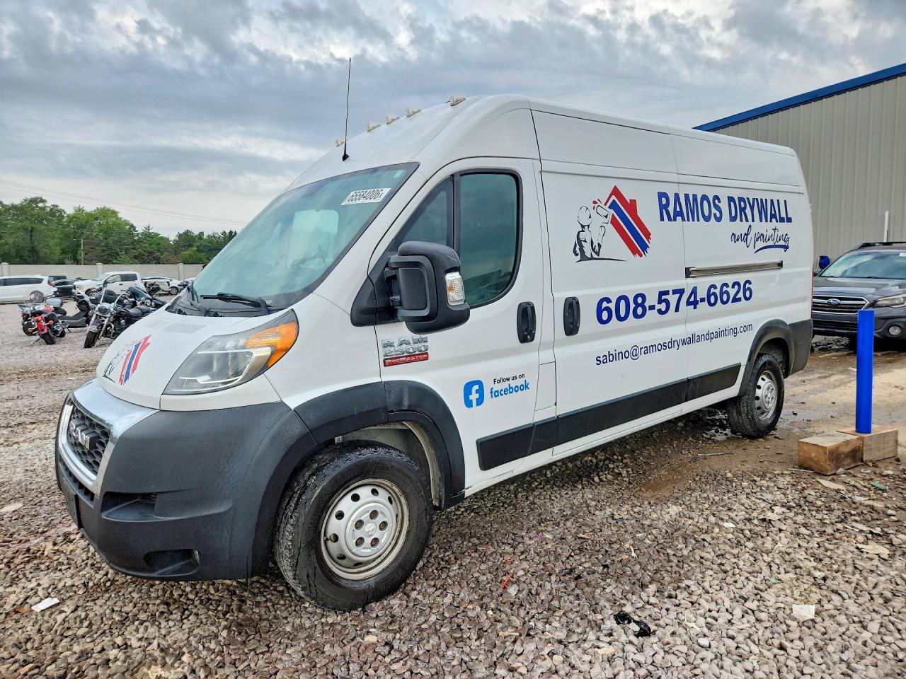 2019 RAM PROMASTER 2500 HIGH | 3C6TRVDG3KE536806 | UPCARS