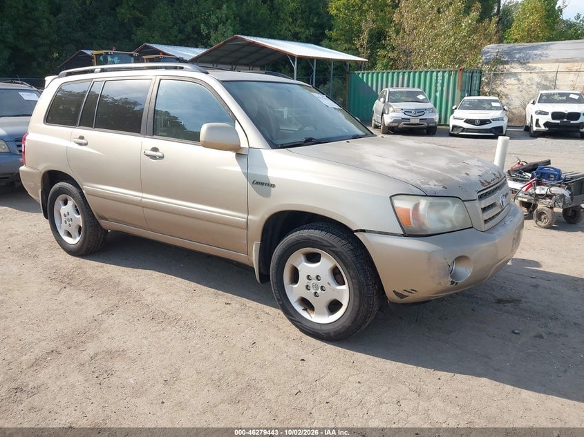 2005 TOYOTA HIGHLANDER LIMITED V6 | JTEEP21A650126306 | UPCARS