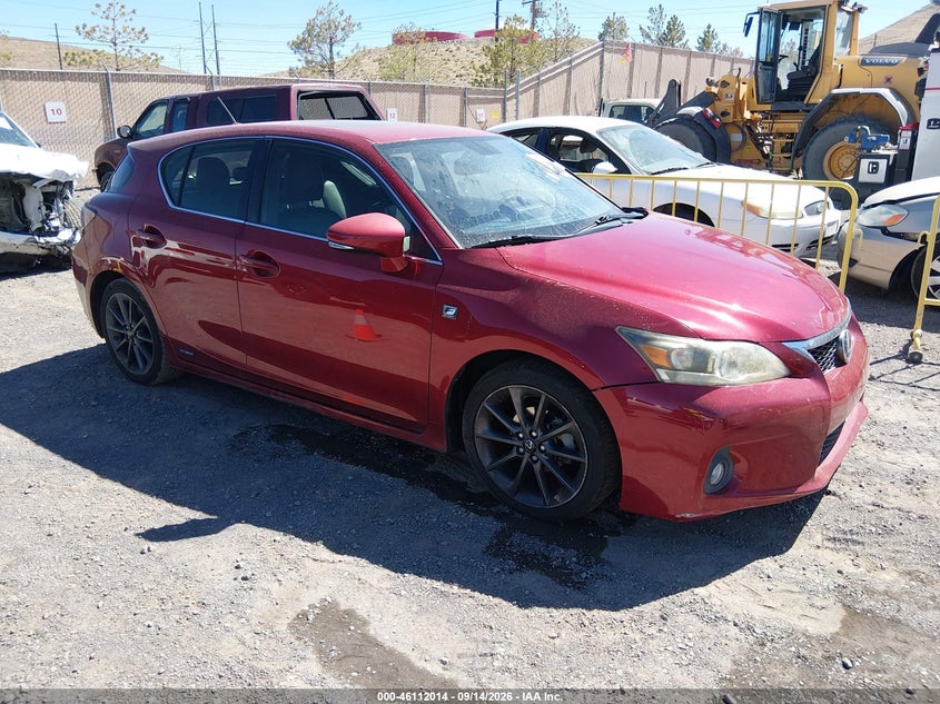 2013 LEXUS CT 200H | JTHKD5BH2D2126415 | UPCARS