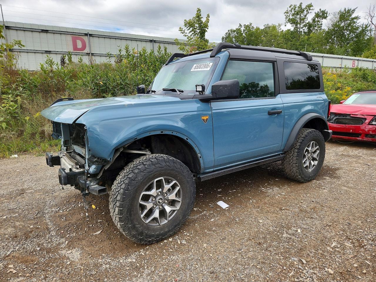 2022 FORD BRONCO BASE | 1FMDE5CH5NLB55436 | UPCARS