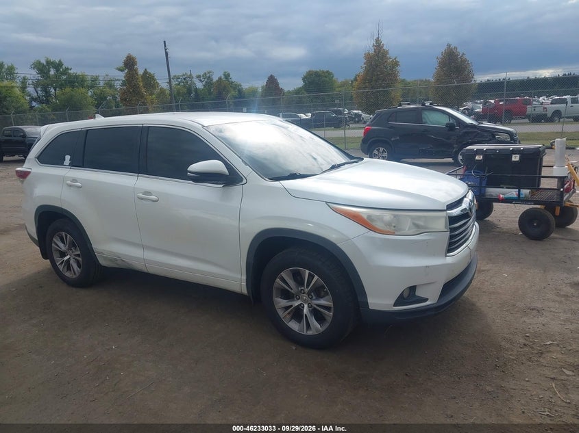 2014 TOYOTA HIGHLANDER LE PLUS V6 | 5TDBKRFH7ES043629 | UPCARS