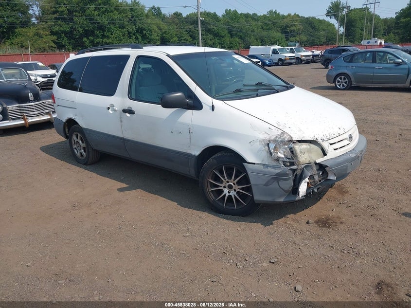 2002 TOYOTA SIENNA LE | 4T3ZF13C62U496518 | UPCARS