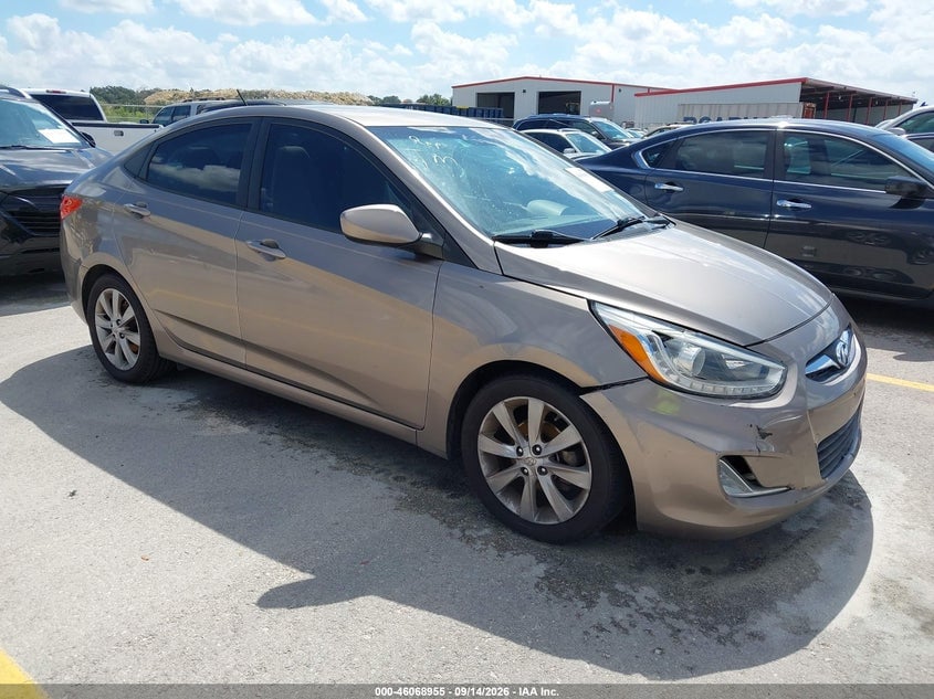2014 HYUNDAI ACCENT GLS | KMHCU4AE9EU749720 | UPCARS