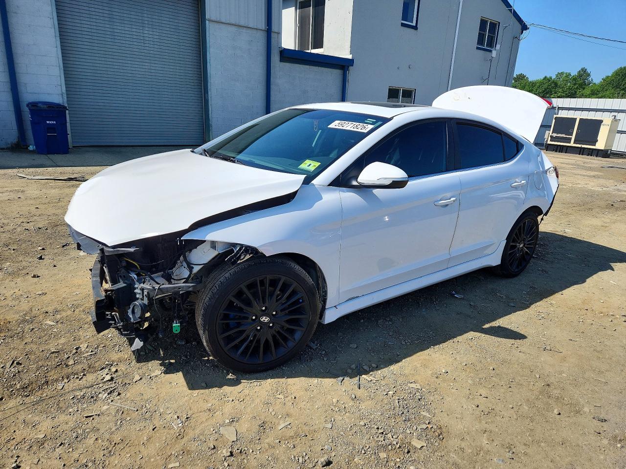 2018 HYUNDAI ELANTRA SPORT | KMHD04LB7JU722691 | UPCARS