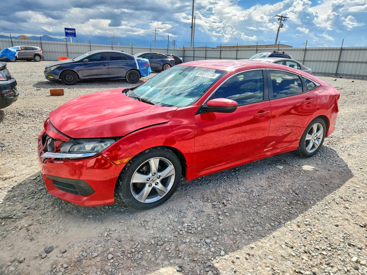 2017 HONDA CIVIC LX | 2HGFC2F5XHH538200 | UPCARS