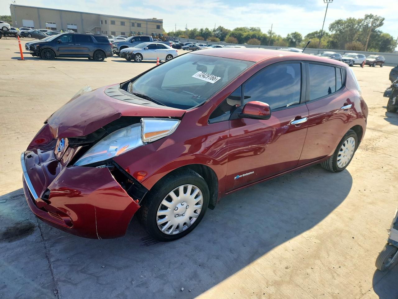 2013 NISSAN LEAF S | 1N4AZ0CP2DC419349 | UPCARS