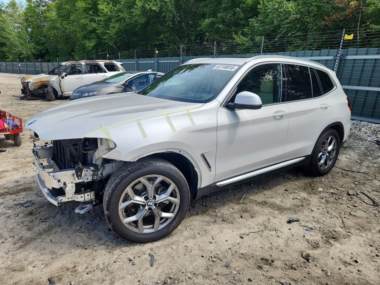 2021 BMW X3 XDRIVE30I | 5UXTY5C08M9F00702 | UPCARS