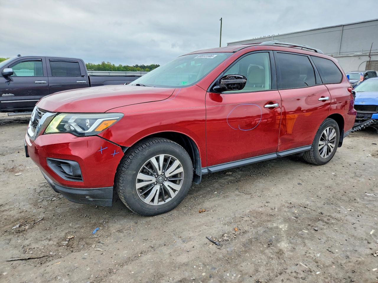 2017 NISSAN PATHFINDER S | 5N1DR2MM5HC607789 | UPCARS