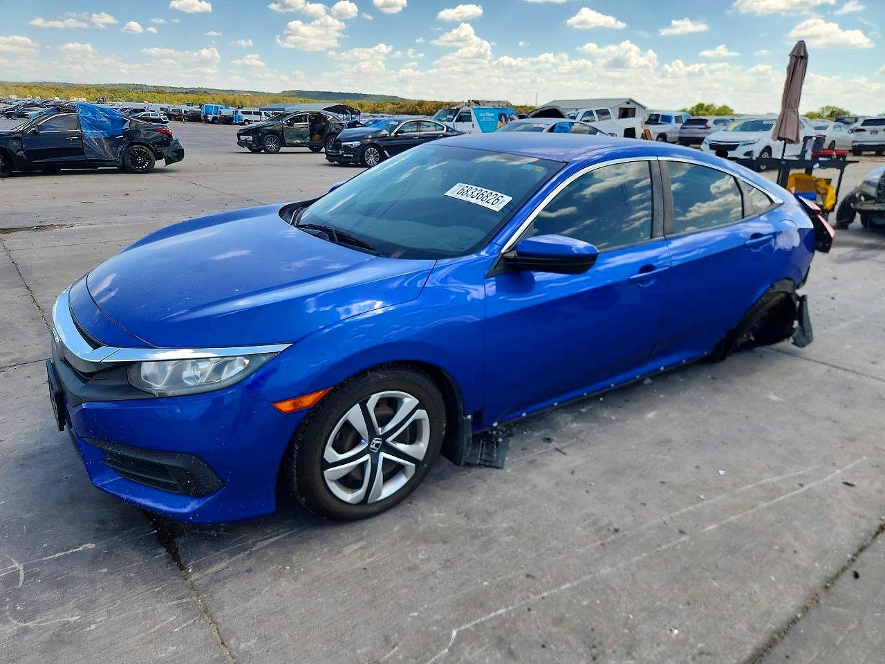 2018 HONDA CIVIC LX | 2HGFC2F58JH507131 | UPCARS