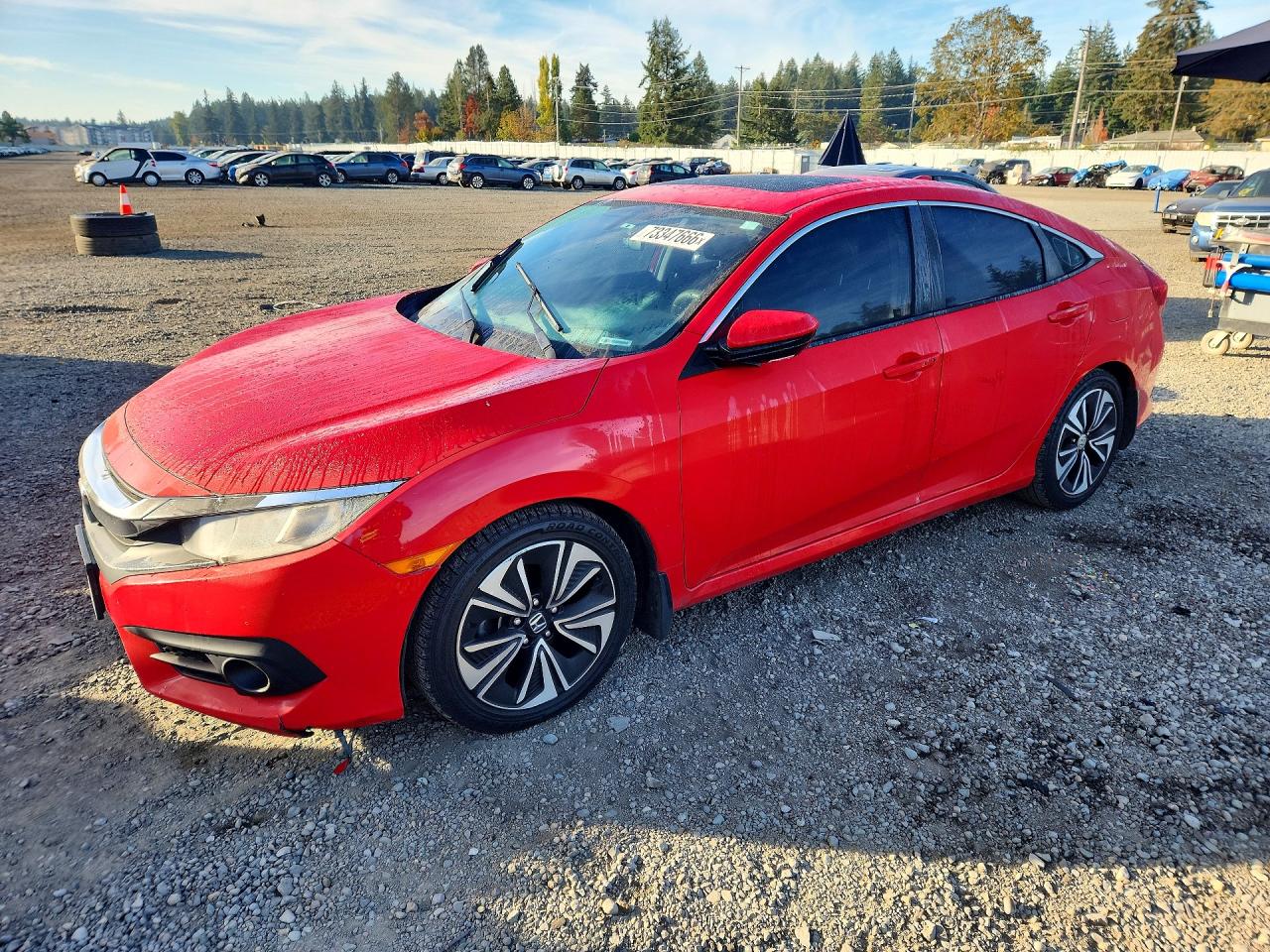 2017 HONDA CIVIC EX | 2HGFC1F39HH656893 | UPCARS