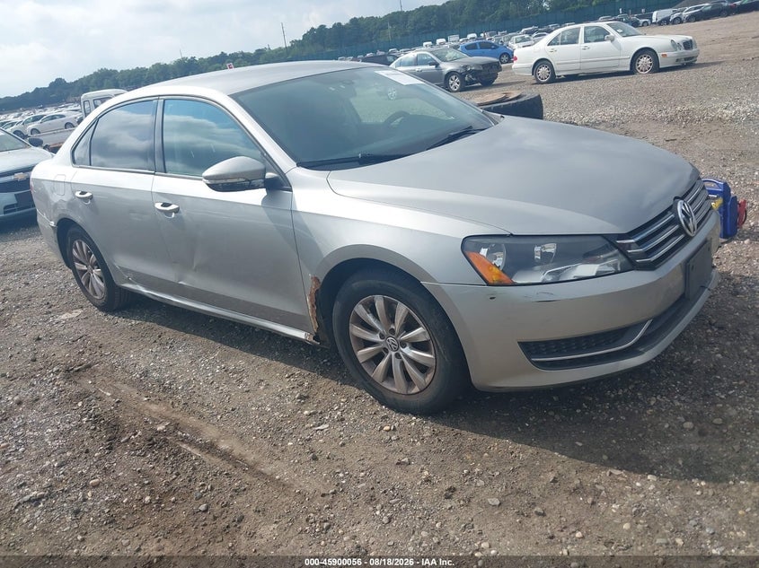 2012 VOLKSWAGEN PASSAT 2.5L S | 1VWAP7A32CC051999 | UPCARS