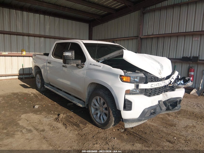 2021 CHEVROLET SILVERADO 1500 4WD  SHORT BED CUSTOM | 3GCUYBEF9MG360064 | UPCARS