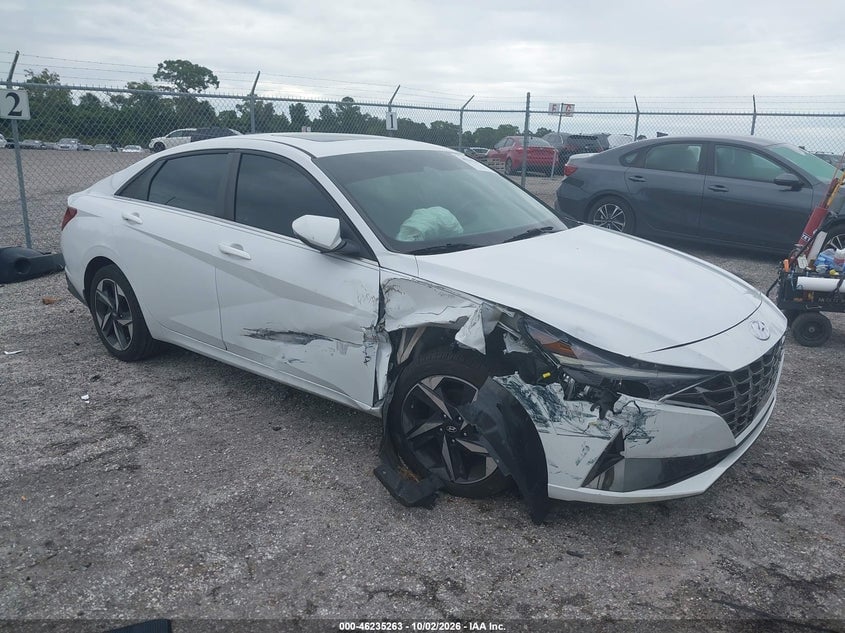 2021 HYUNDAI ELANTRA SEL | 5NPLN4AG7MH007781 | UPCARS