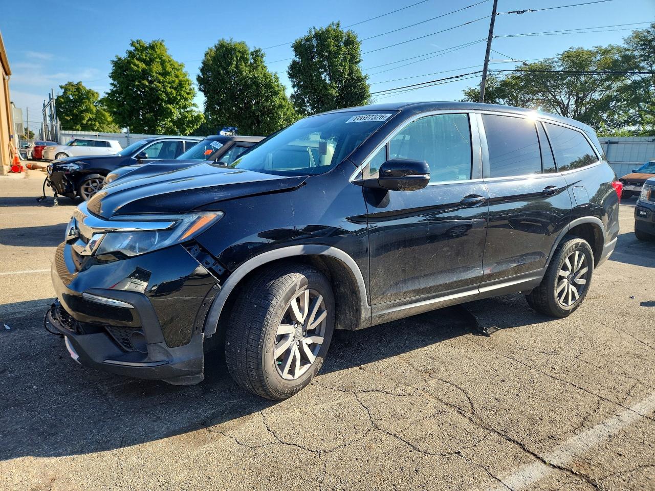 2019 HONDA PILOT EX | 5FNYF6H33KB068137 | UPCARS