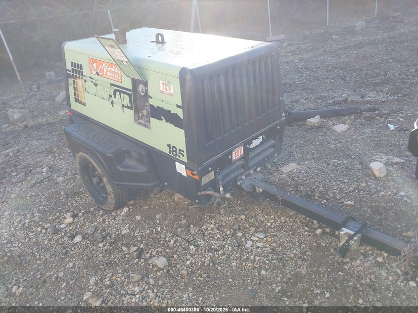 2021 SULLAIR 185CFM COMPRESSOR | 202106220020 | UPCARS