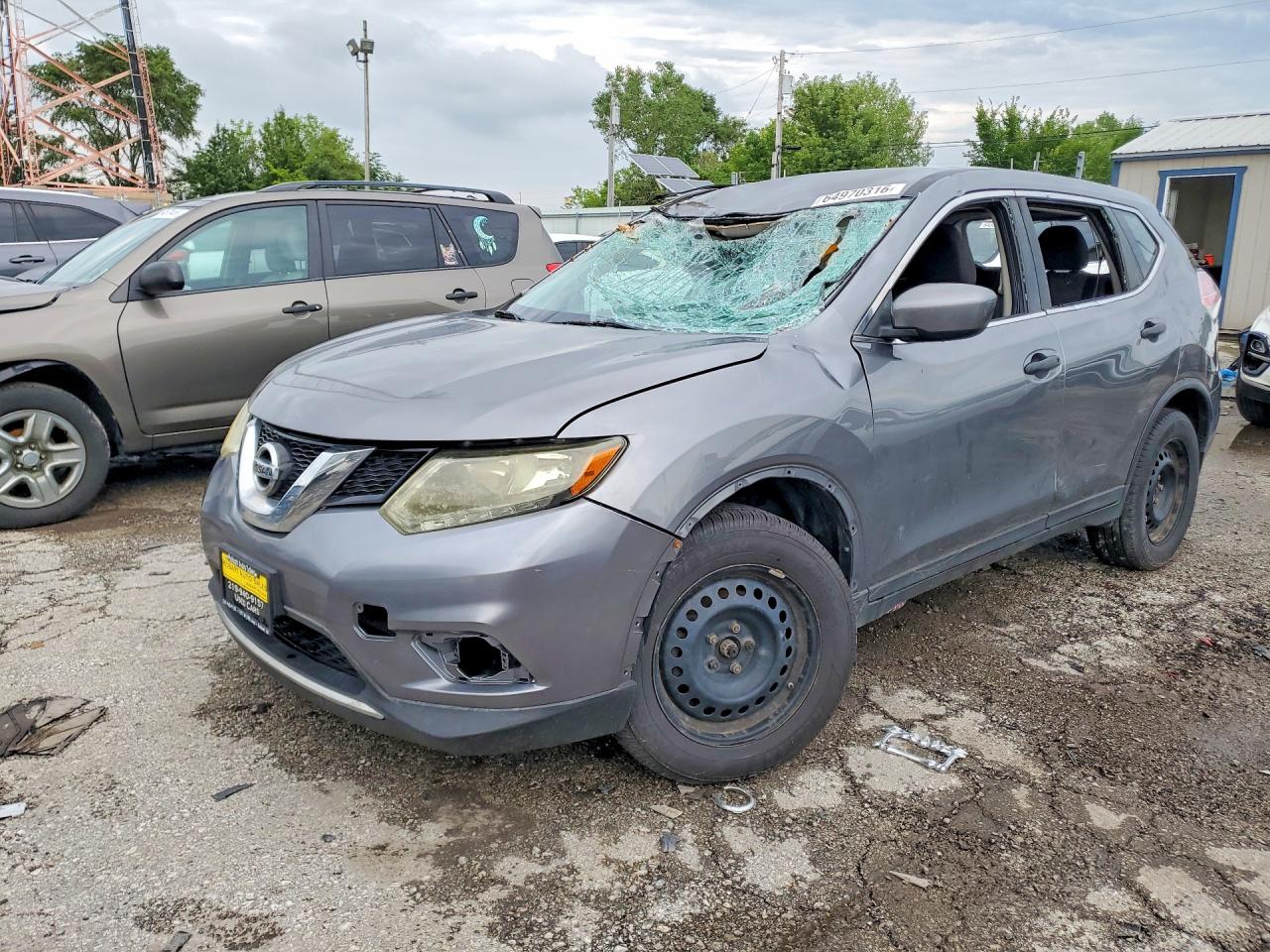 2016 NISSAN ROGUE S | KNMAT2MV7GP645839 | UPCARS