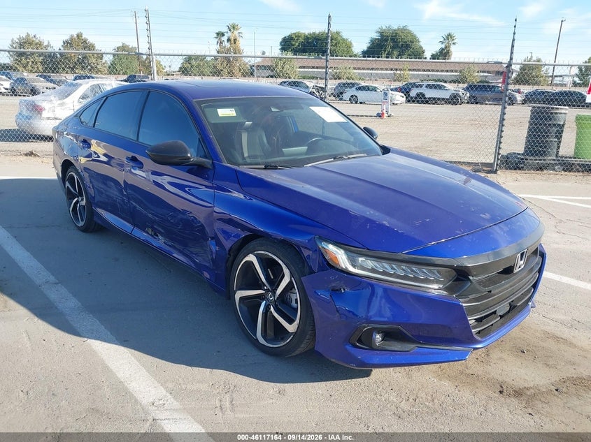 2021 HONDA ACCORD SPORT 2.0T | 1HGCV2F33MA014925 | UPCARS