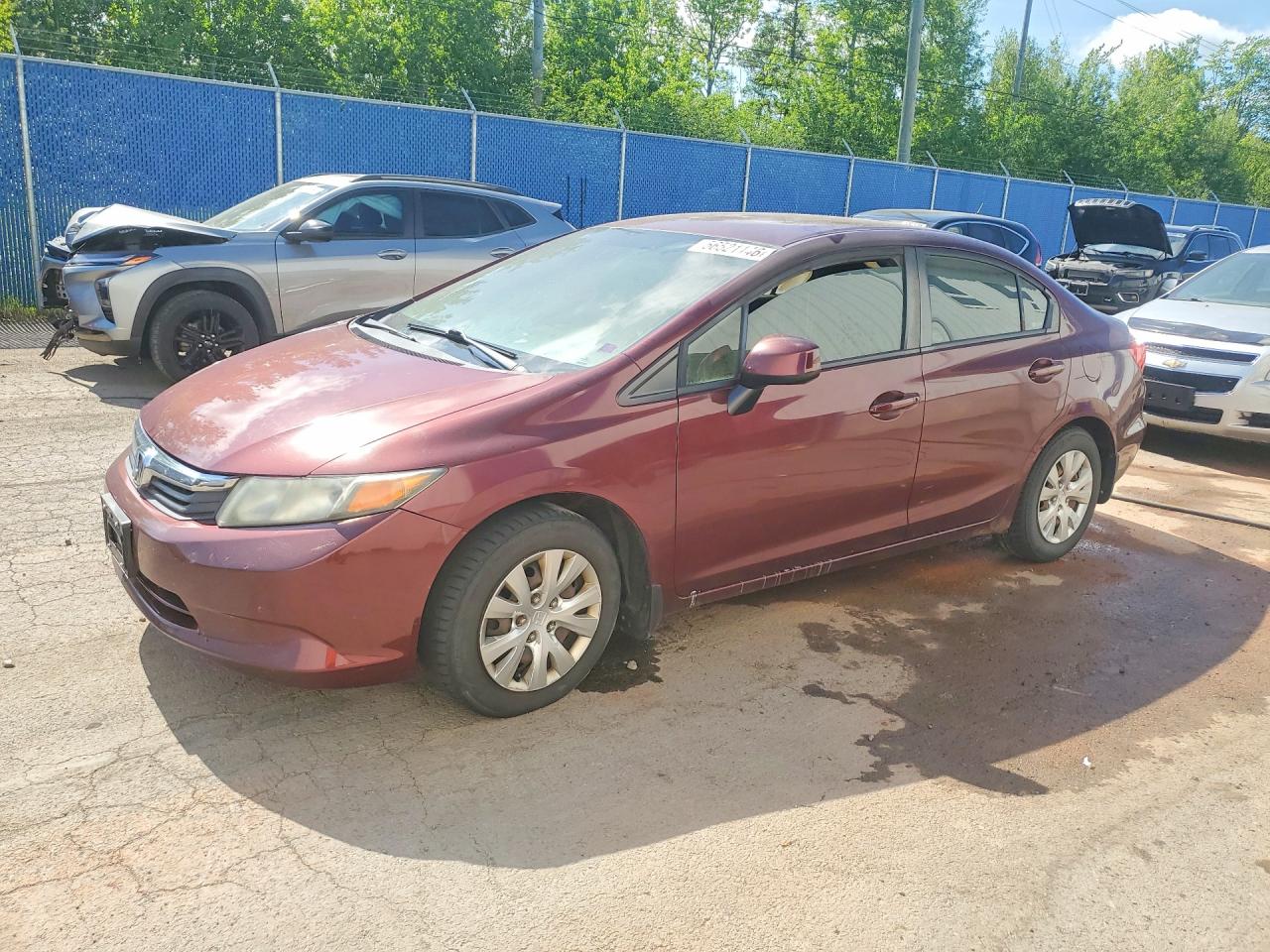 2012 HONDA CIVIC LX | 2HGFB2F41CH013433 | UPCARS