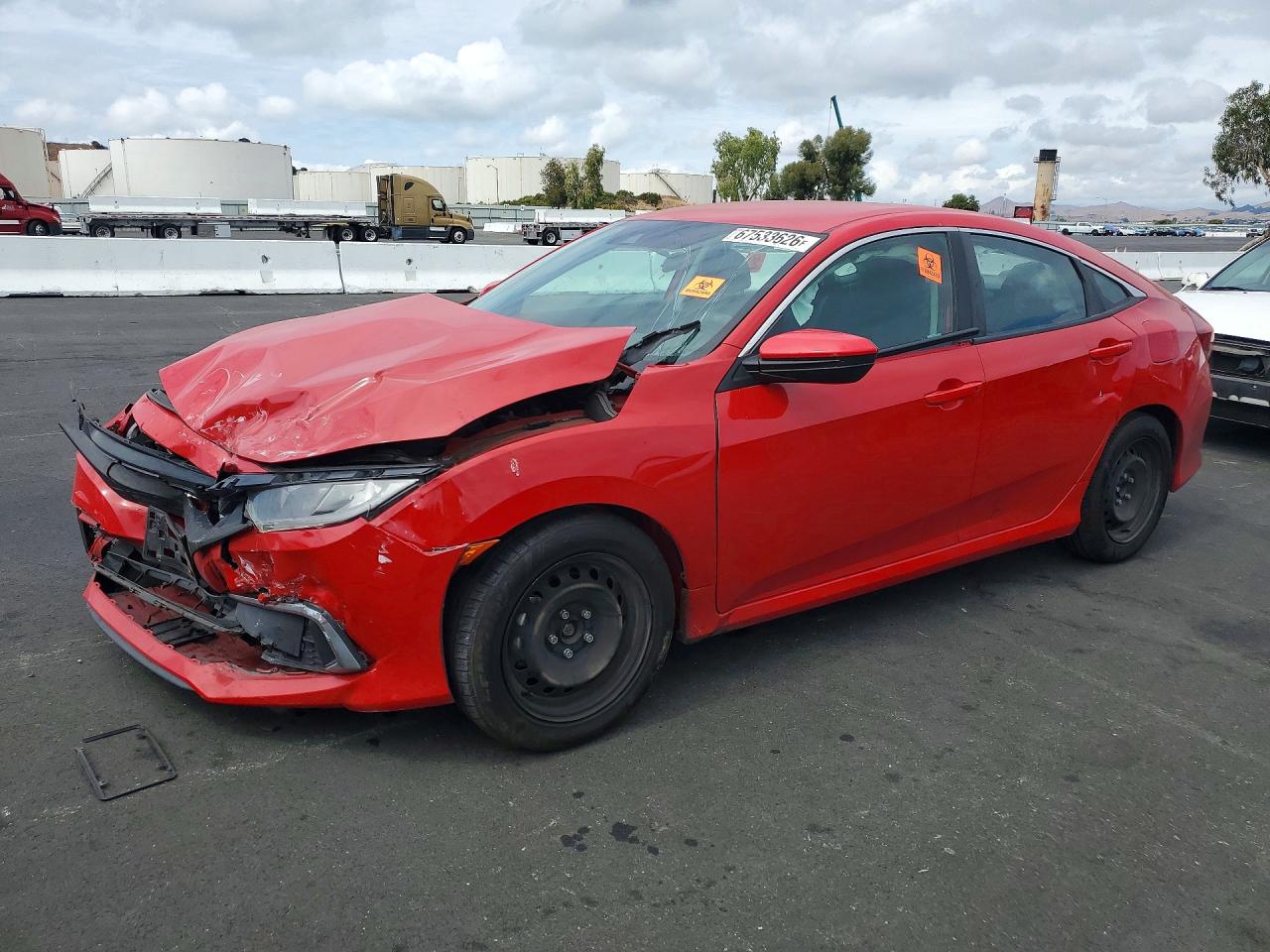 2019 HONDA CIVIC LX | 2HGFC2F61KH530440 | UPCARS