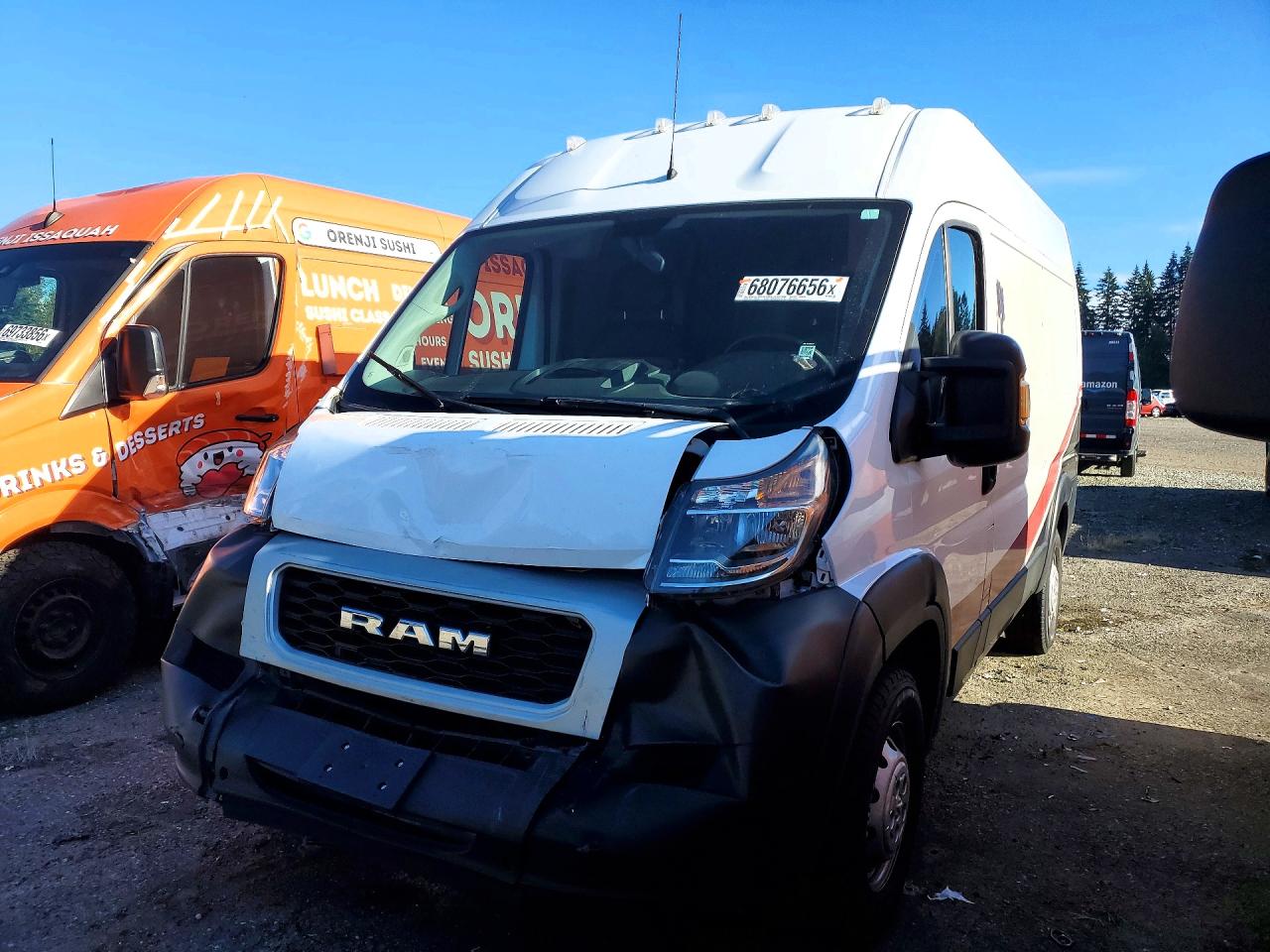 2020 RAM PROMASTER 2500 HIGH | 3C6TRVCG8LE131219 | UPCARS