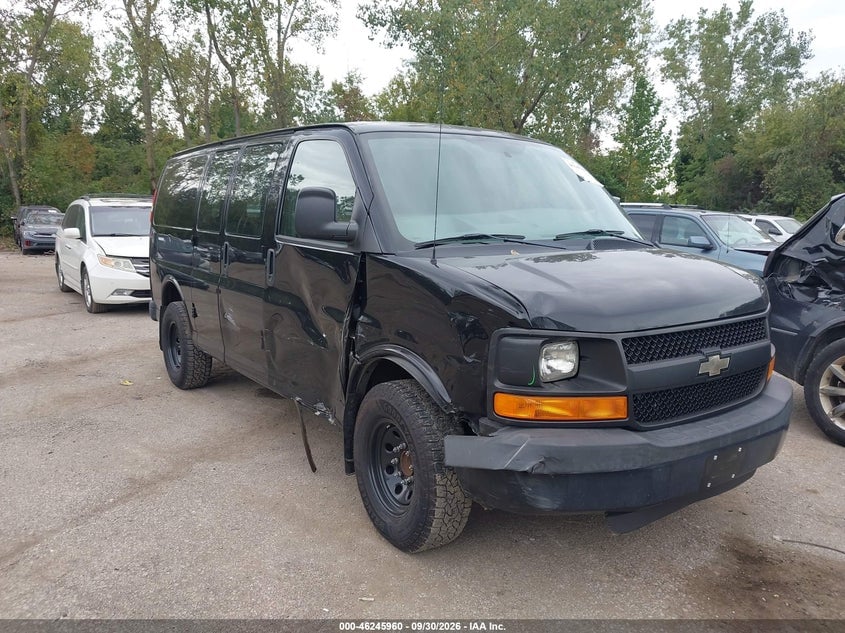 2013 CHEVROLET EXPRESS 2500 WORK VAN | 1GCWGFCAXD1180472 | UPCARS