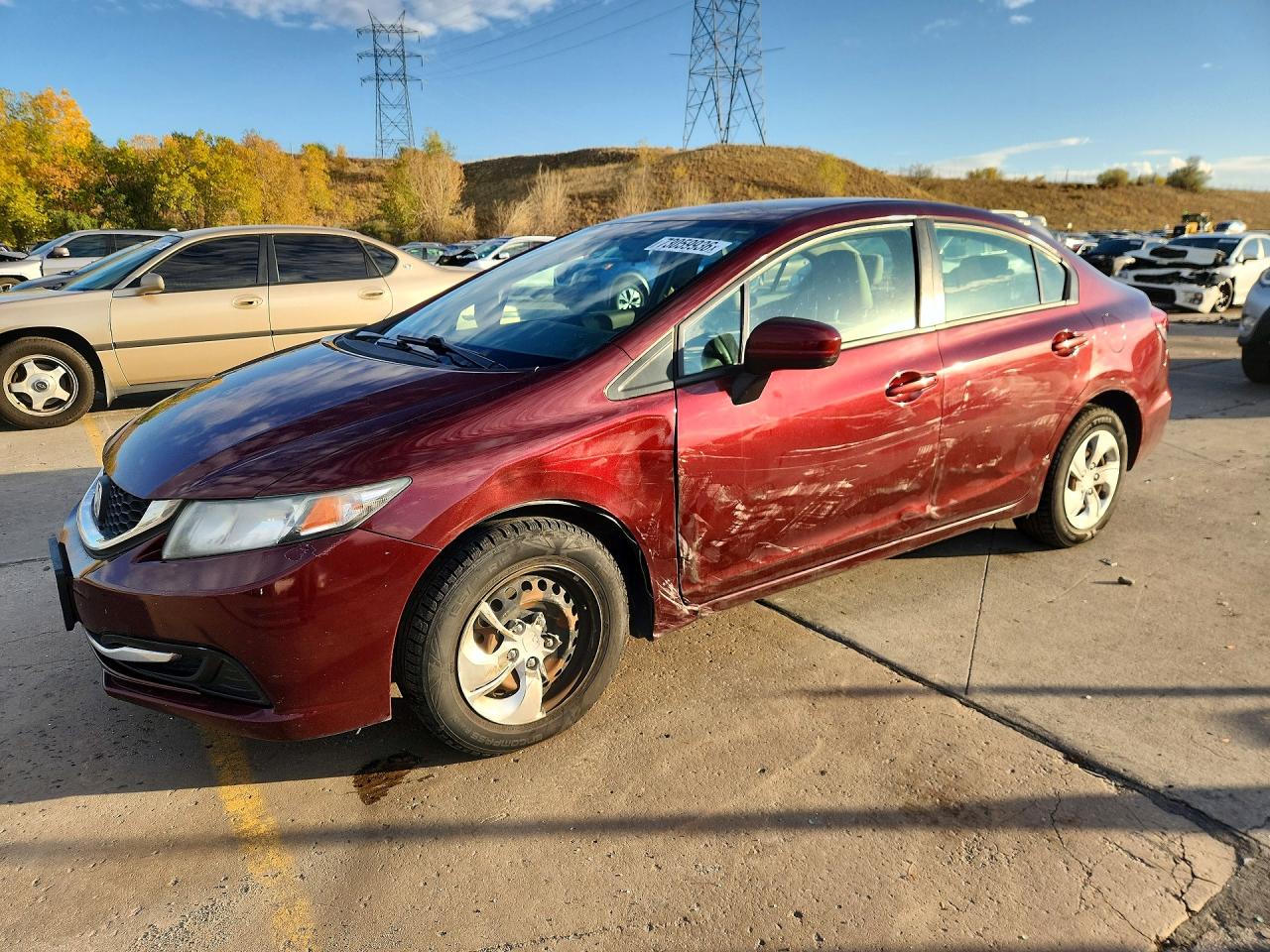 2015 HONDA CIVIC LX | 19XFB2F54FE105059 | UPCARS