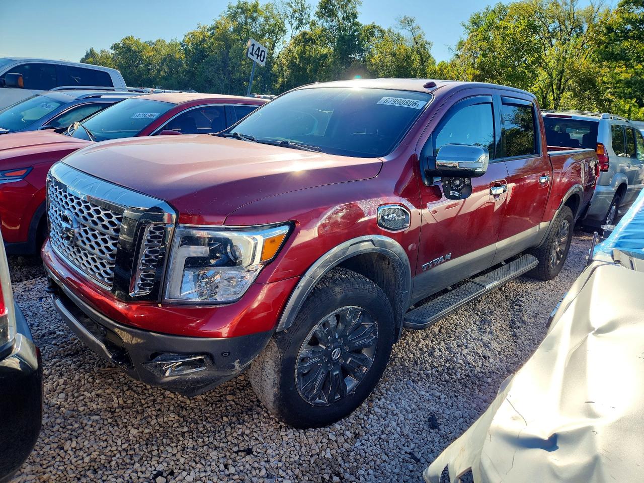 2017 NISSAN TITAN PLATINUM RESERVE | 1N6AA1E51HN565820 | UPCARS