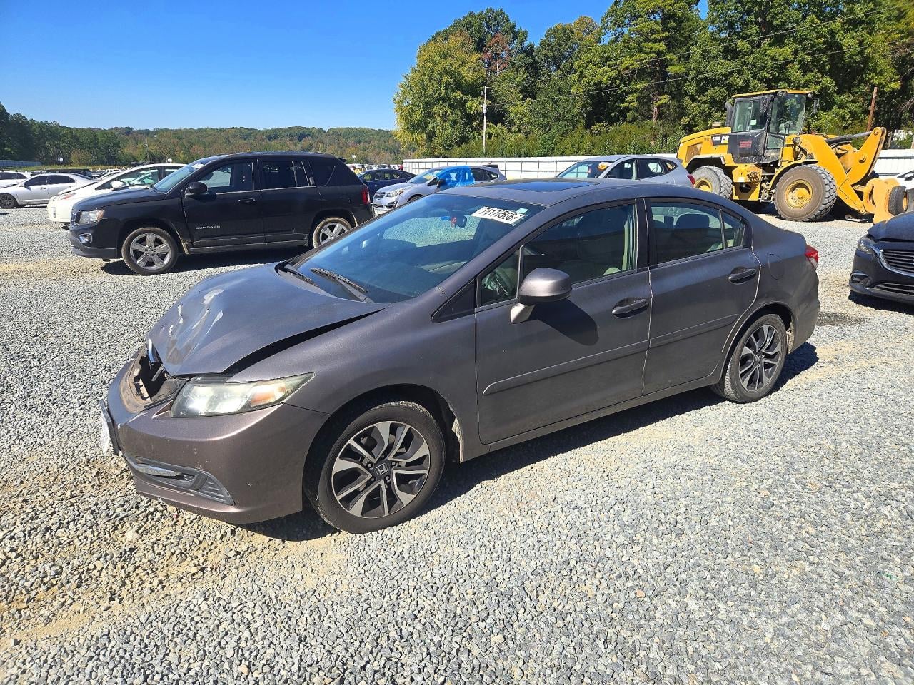 2013 HONDA CIVIC EX | 2HGFB2F83DH505935 | UPCARS