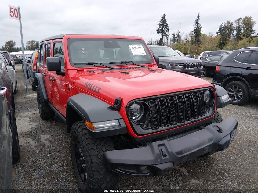 2025 JEEP WRANGLER 4-DOOR WILLYS 4X4 | 1C4PJXDN3SW597459 | UPCARS